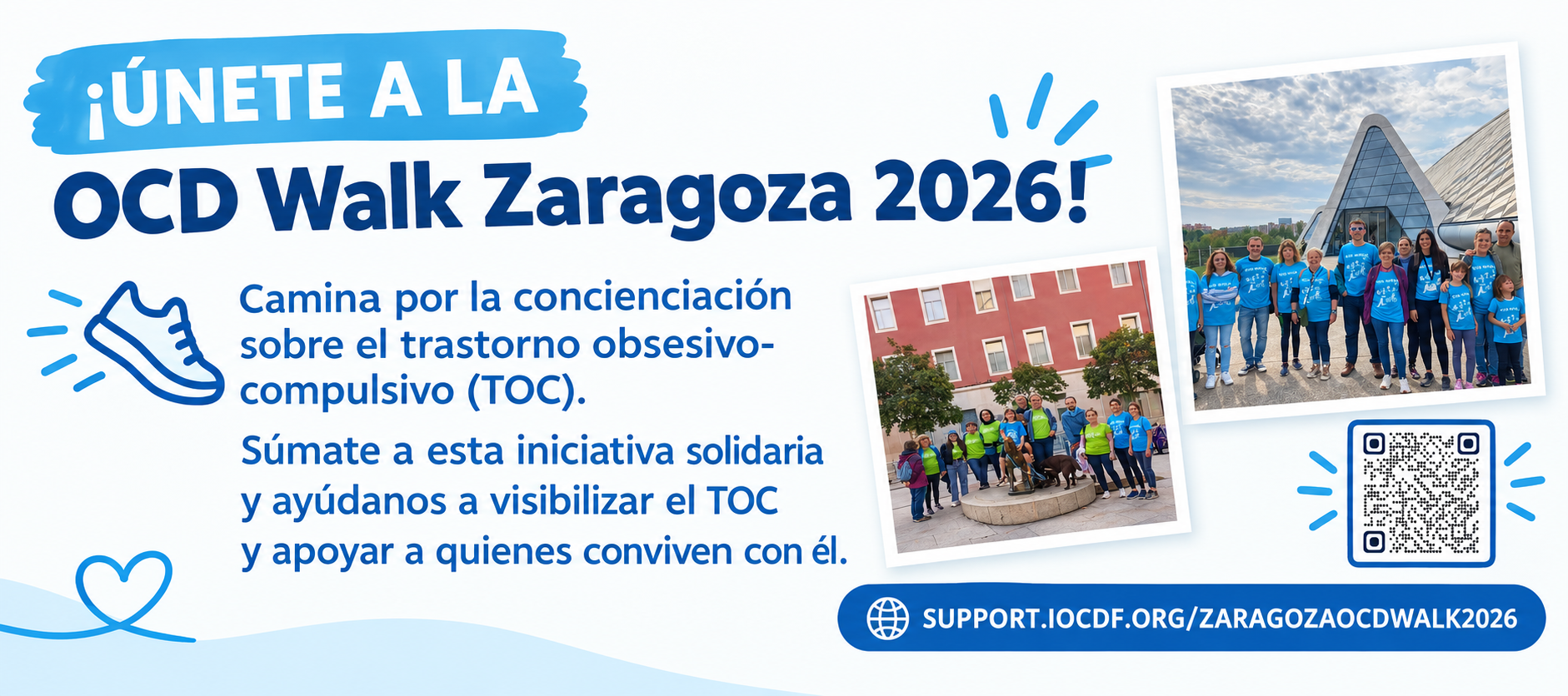 ¡Únete a la OCD Walk Zaragoza 2026!