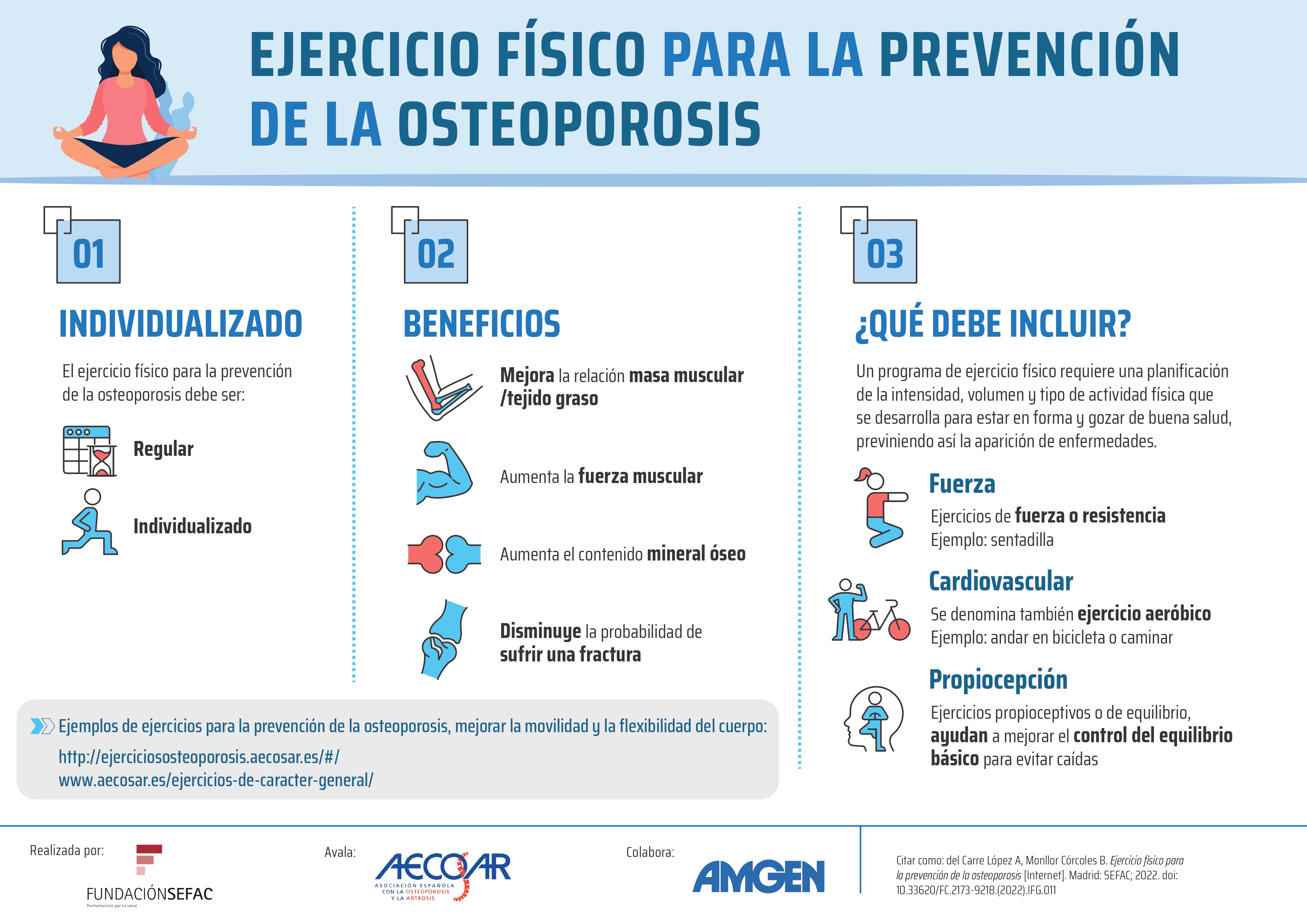 Ejercicio físico para prevenir la osteoporosis